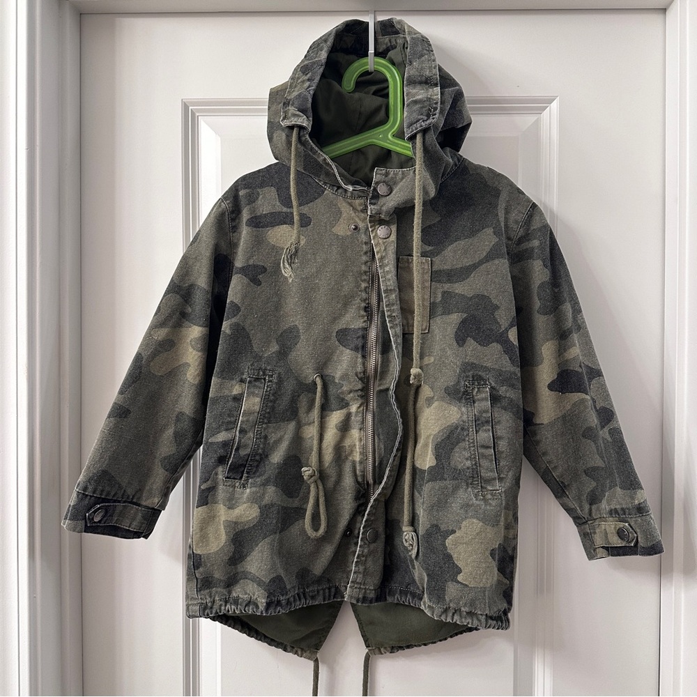 Youth Cotton Camo Jacket